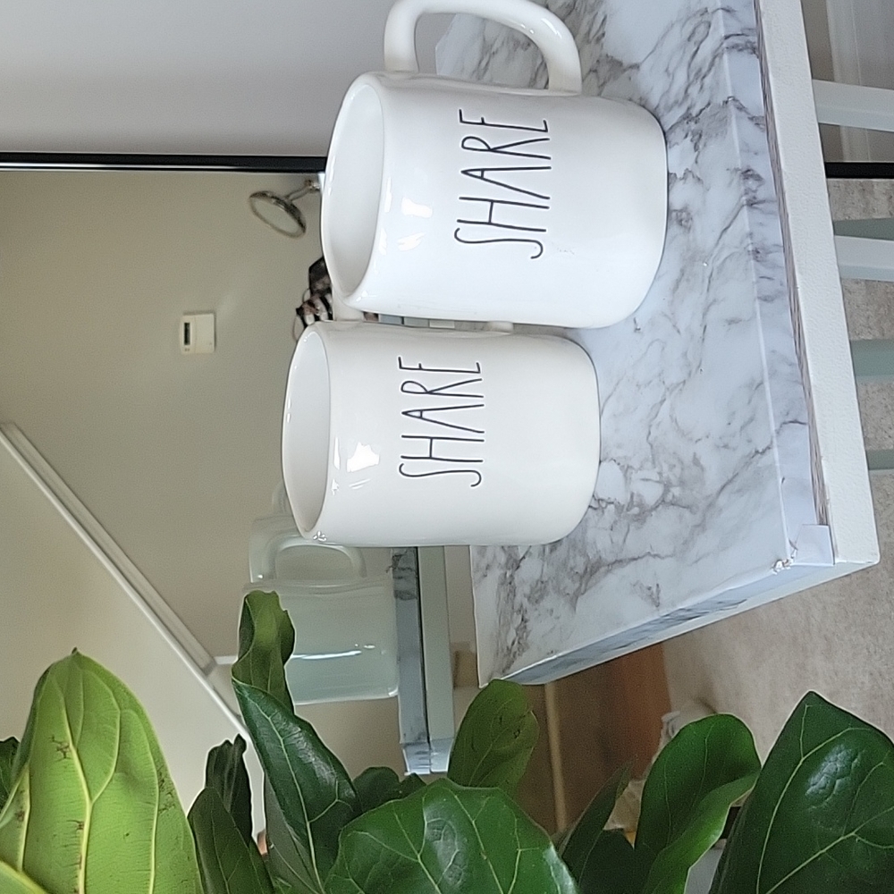 Rae Dunn Share Set of Mugs